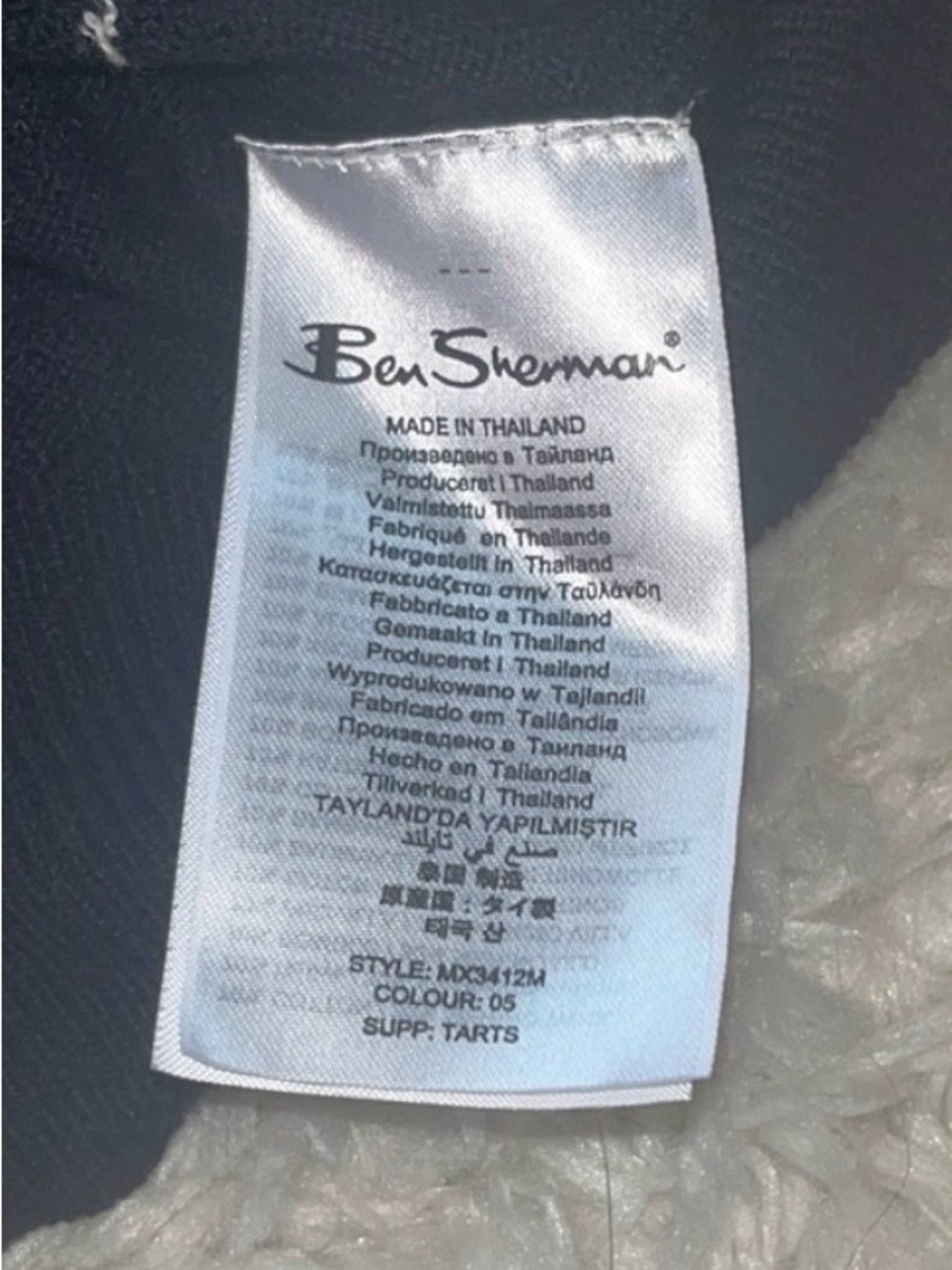 ππ΄ Ben Sherman Black Argyle Sweater - Picture 10 of 10